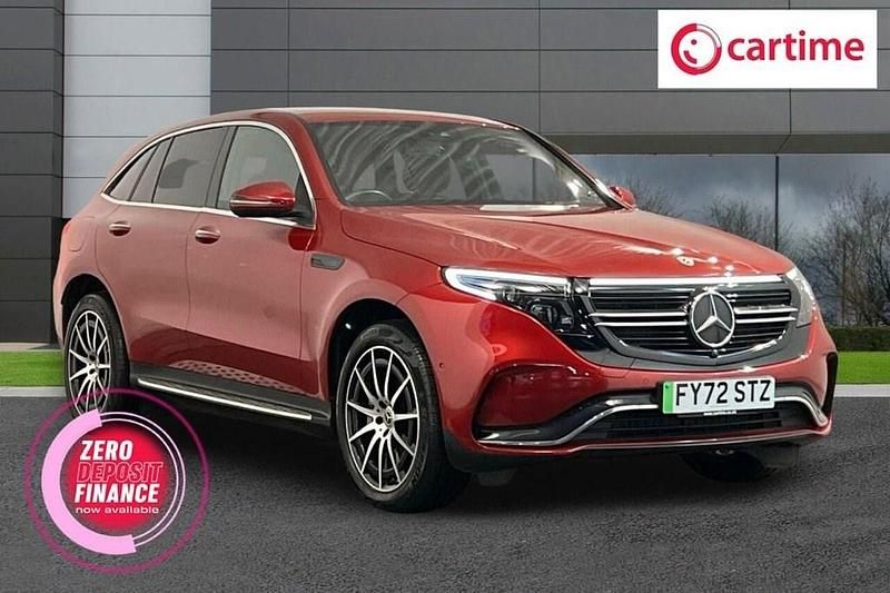 Used Mercedes EQC400 AMG line 300 kW (408 HP) 2023 Red SUV