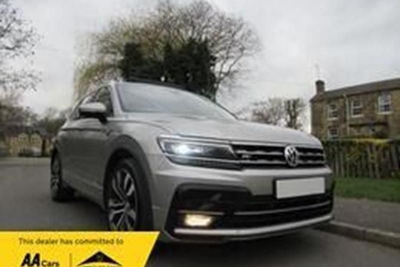 Used VW Tiguan R-line 150 HP (110 kW) 2018 Silver SUV