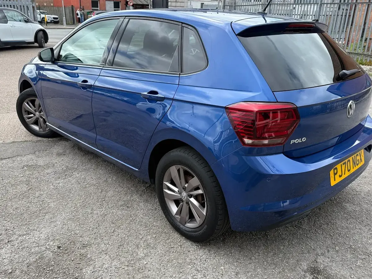 Used VW Polo Match 95 HP (69 kW) 2020 Blue Hatchback