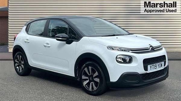 White Used 2019 Citroën C3 Feel Hatchback | £7,995 (Good price) - Image 1/4