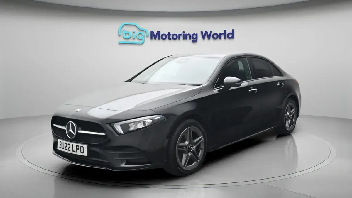 Used Mercedes A250 AMG line 259 HP (190 kW) 2022 Black Sedan