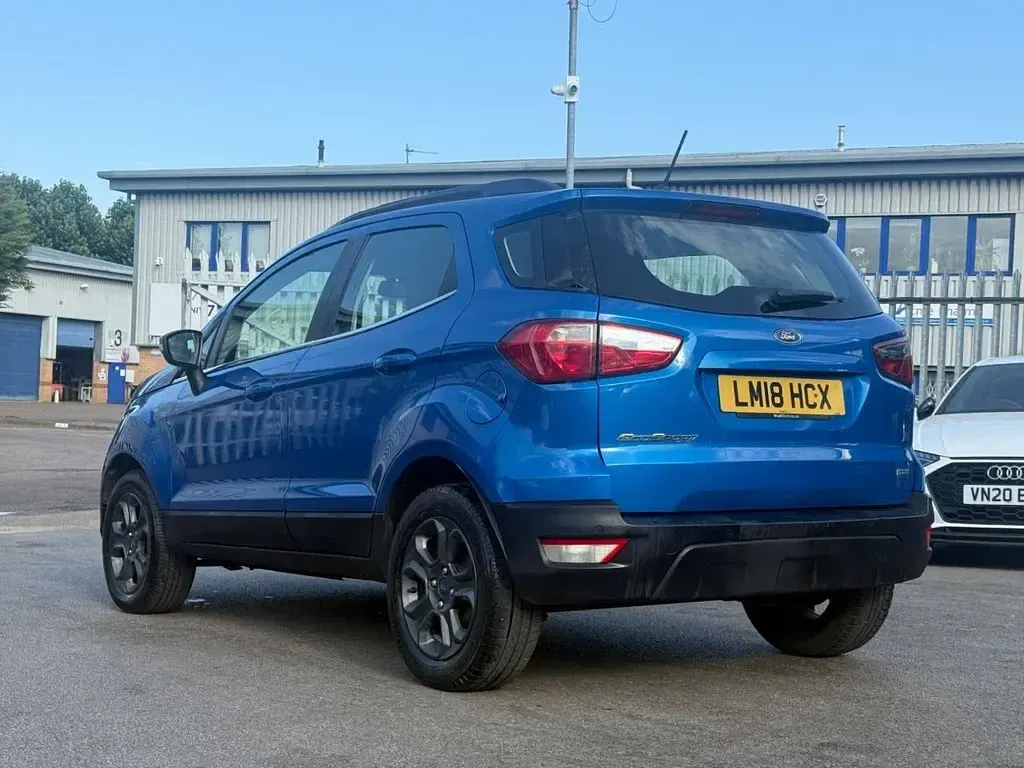 Used Ford Ecosport Zetec 125 HP (91 kW) 2018 Blue SUV