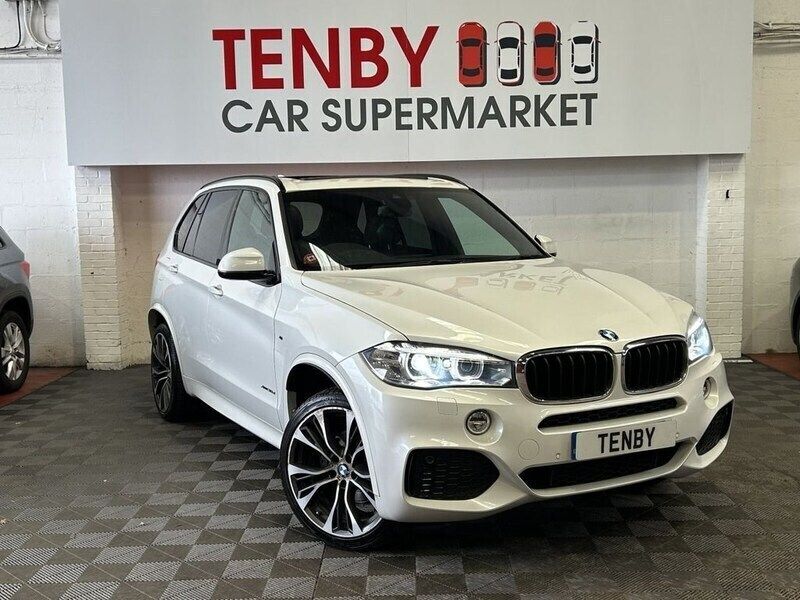 White Used 2018 BMW X5 M Sport SUV | £20,796 (Fair price) - Image 1/3