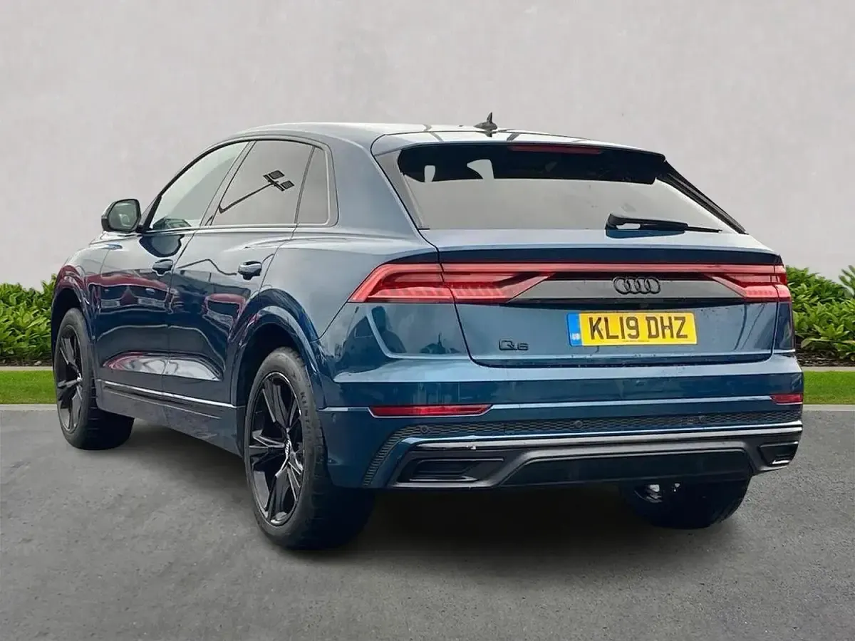Used Audi Q8 S-Line 286 HP (210 kW) 2019 Blue SUV
