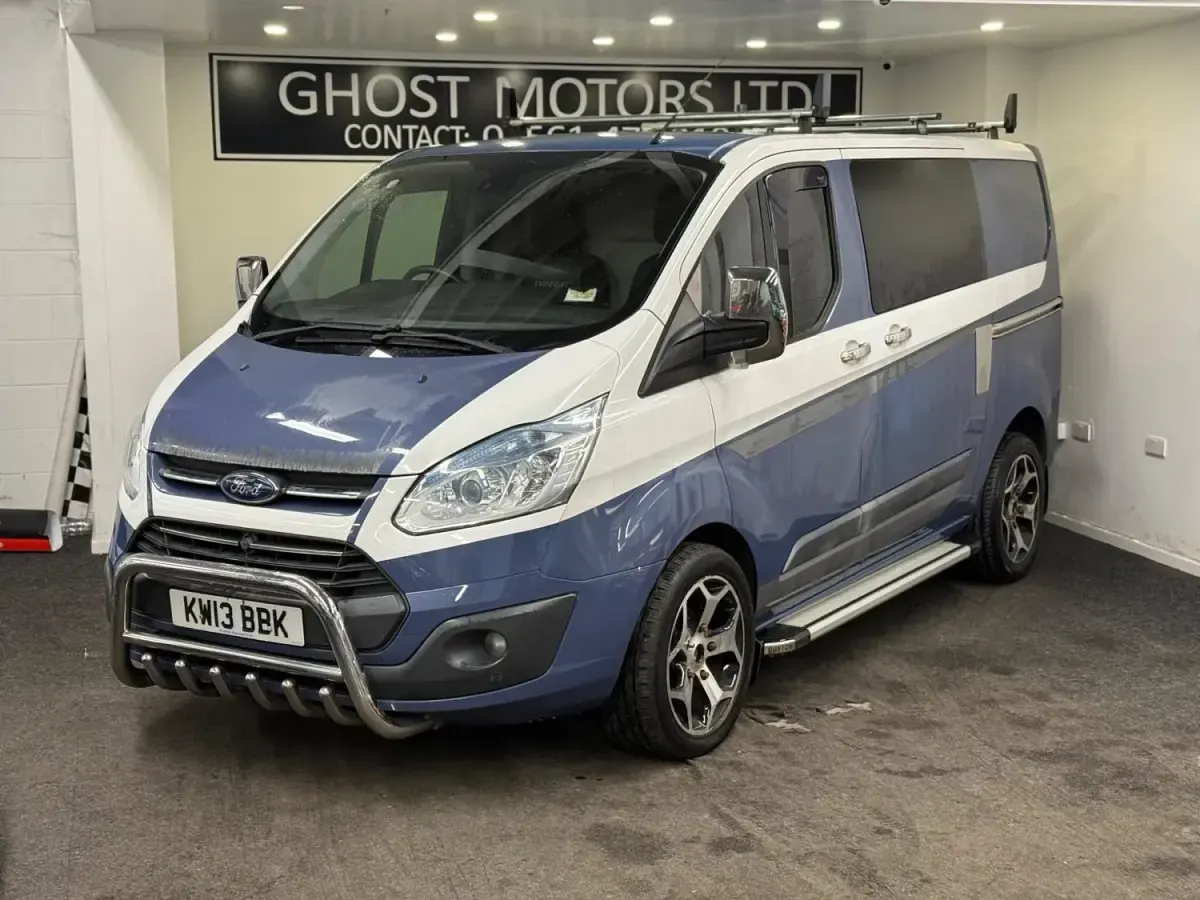 Usado Ford Transit Custom Trend 100 HP (73 kW) 2013 Azul Van