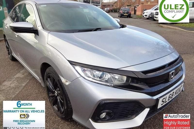 Used Honda Civic SR 126 HP (92 kW) 2018 Silver Hatchback