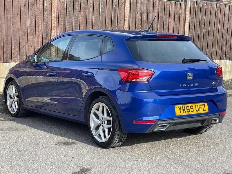 Used Seat Ibiza FR 95 HP (69 kW) 2019 Blue Hatchback