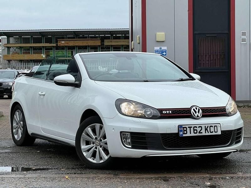 Used VW Golf Cabriolet GTI 210 HP (154 kW) 2012 White Cabriolet
