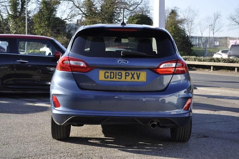 Used Ford Fiesta ST-Line 100 HP (73 kW) 2019 Blue Hatchback
