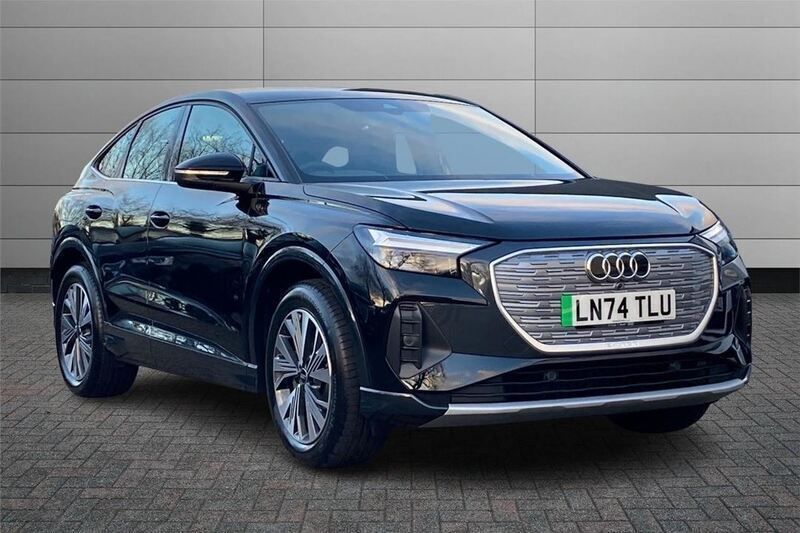 Mythos black Used 2024 Audi Q4 e-tron Sport SUV | £37,995 (Fair price) - Image 1/4