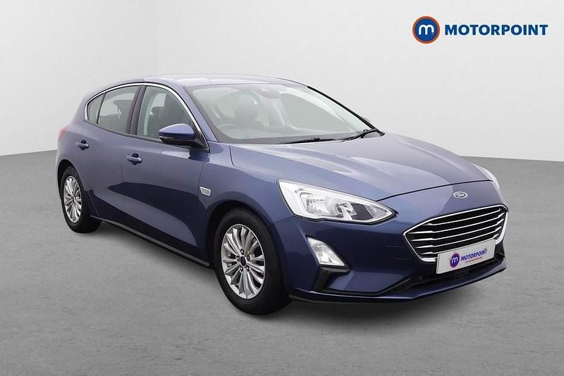 Used Ford Focus Titanium 2018 Blue Hatchback