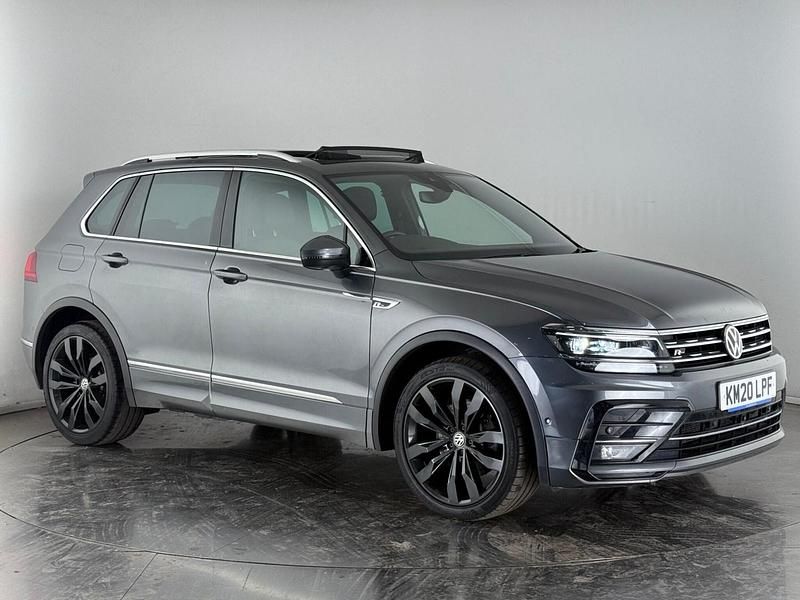 Grey Used 2020 VW Tiguan R-line SUV | £19,500 (Good price) - Image 1/4