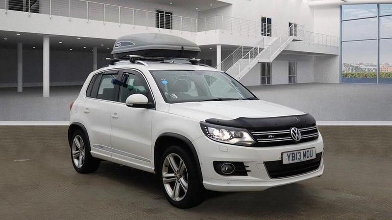 White Used 2013 VW Tiguan R-line SUV | £9,495 (Fair price) - Image 1/3