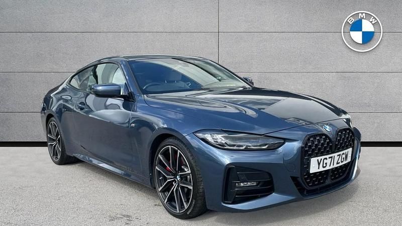 Blue Used 2021 BMW 420 M Sport Coupe | £28,990 - Image 1/4
