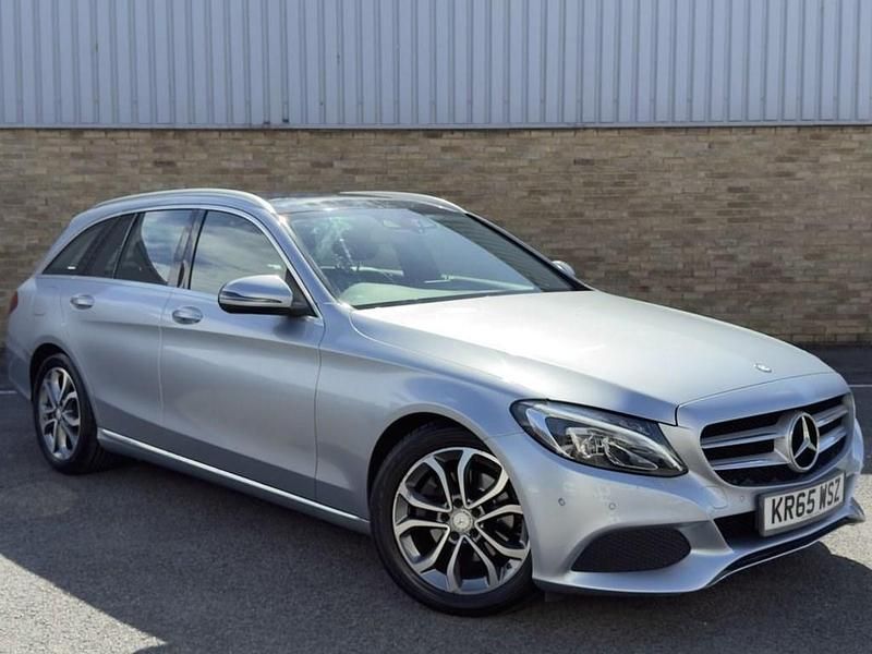 Silver Used 2015 Mercedes C220 Premium Plus Estate | £9,990 (Fair price) - Image 1/4