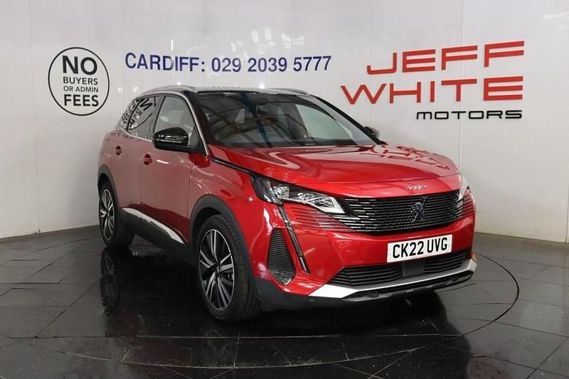 Red Used 2022 Peugeot 3008 Premium Hatchback | £19,988 (Fair price) - Image 1/4