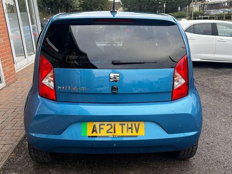 Used Seat Mii Electric 61 kW (83 HP) 2021 Blue Hatchback