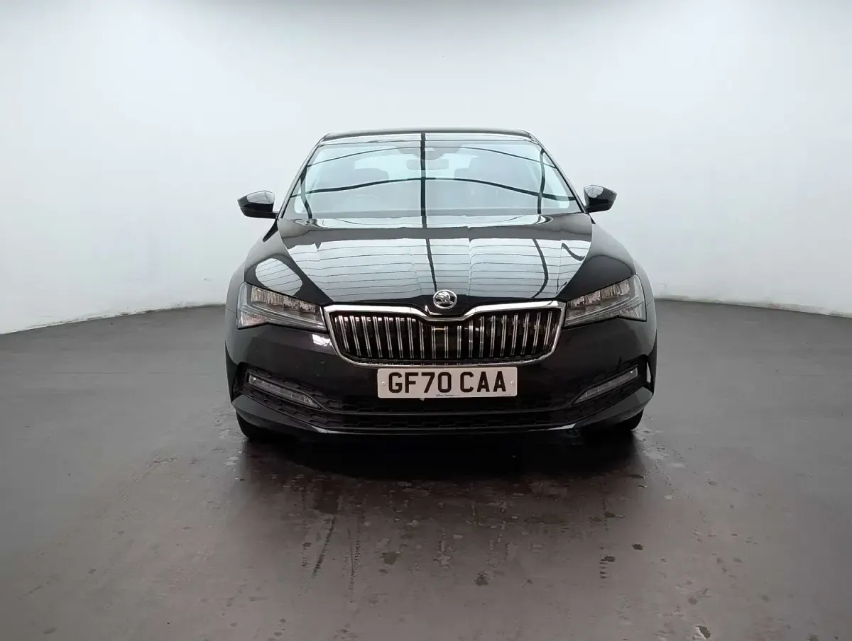 Used Skoda Superb SE Technology 150 HP (110 kW) 2020 Black Hatchback