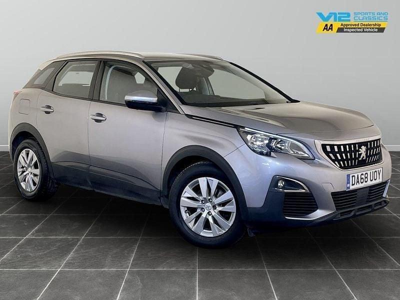 Grey Used 2019 Peugeot 3008 Active Hatchback | £8,495 (Fair price) - Image 1/2