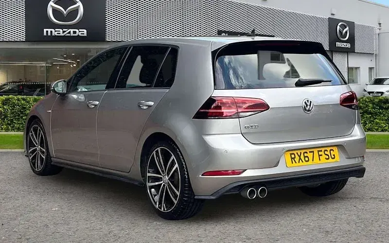 Used VW Golf VII GTD 184 HP (135 kW) 2018 Silver Hatchback