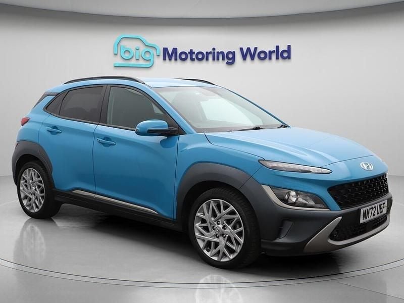 Blue Used 2023 Hyundai Kona Premium SUV | £16,587 (Fair price) - Image 1/4