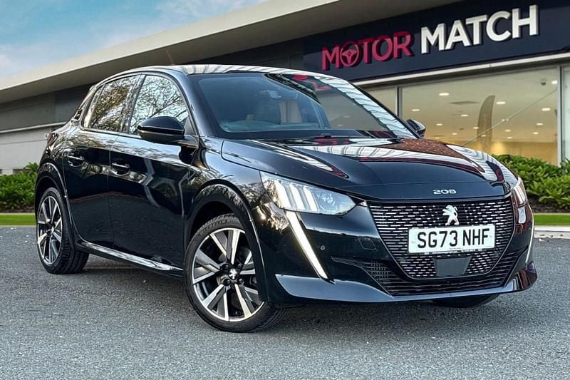 Black Used 2023 Peugeot 208 GT Hatchback | £15,999 (Fair price) - Image 1/4
