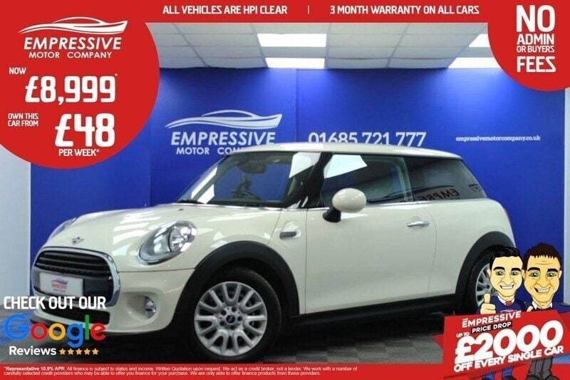 White Used 2016 Mini Cooper Hatch Hatchback | £8,999 (Good price) - Image 1/4