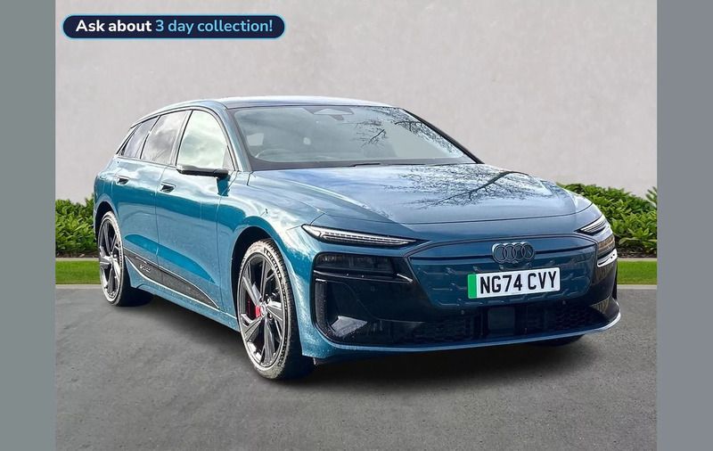 Blue Used 2025 Audi e-tron Performance SUV | £64,189 - Image 1/4