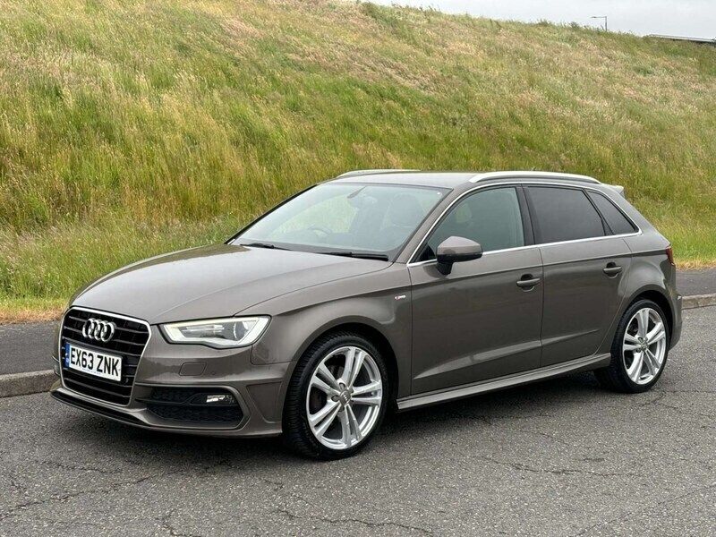 Grey Used 2013 Audi A3 Sportback S-Line Hatchback | £7,250 (A bit pricey) - Image 1/4