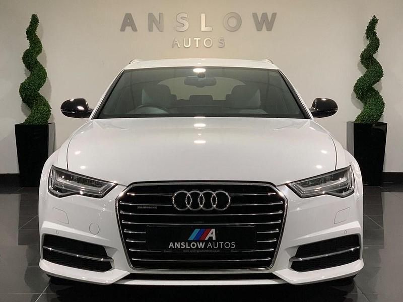 Begagnad Audi A6 S-Line 2016 Vit Kombi