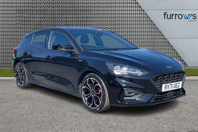 Black Used 2021 Ford Focus ST-Line X Hatchback | £14,790 (Fair price) - Image 1/4