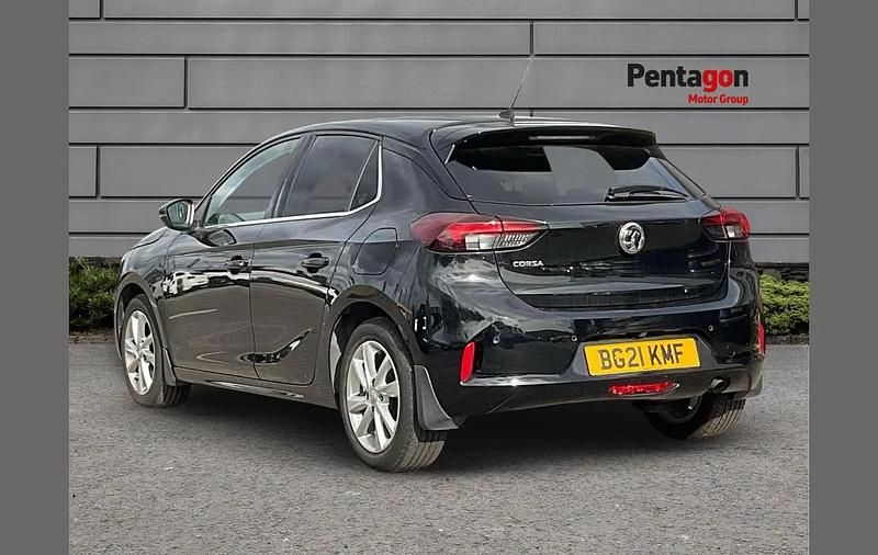 Used Vauxhall Corsa Elite 73 HP (53 kW) 2021 Black Hatchback