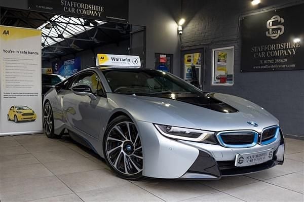 Ionic silver Used 2014 BMW i8 Exclusive Coupe | £30,950 (Fair price) - Image 1/1