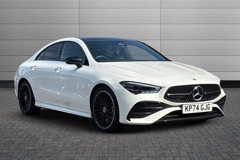 Polar white Used 2024 Mercedes CLA180 AMG Line Premium Plus Sedan | £31,695 (A bit pricey) - Image 1/4