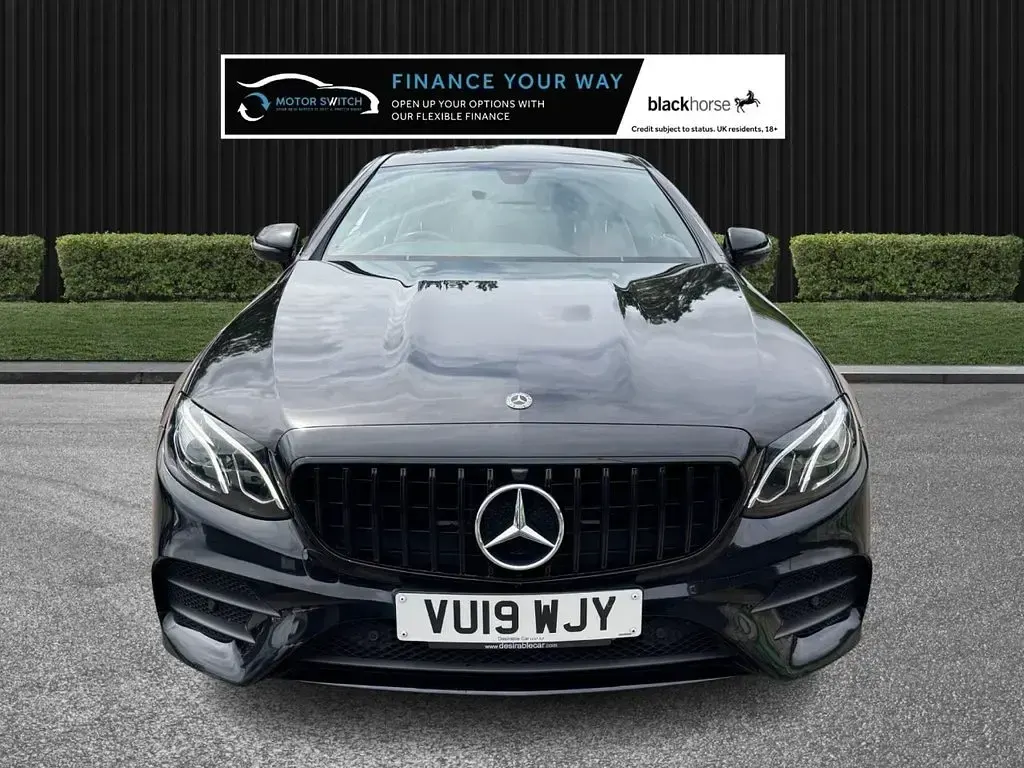 Used Mercedes E220 AMG line 194 HP (142 kW) 2019 Black Coupe