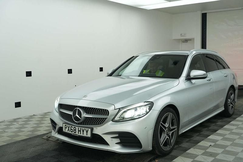 Used Mercedes C220 AMG Line Premium 2019 Silver Estate