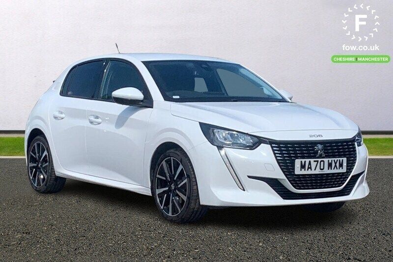 White Used 2020 Peugeot 208 Allure Premium Hatchback | £11,599 (Good price) - Image 1/4