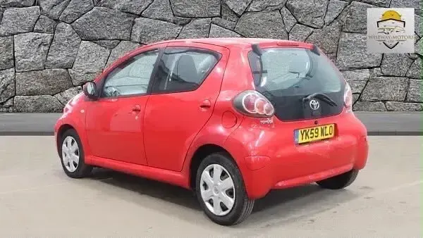 Used Toyota Aygo 2009 Red Hatchback