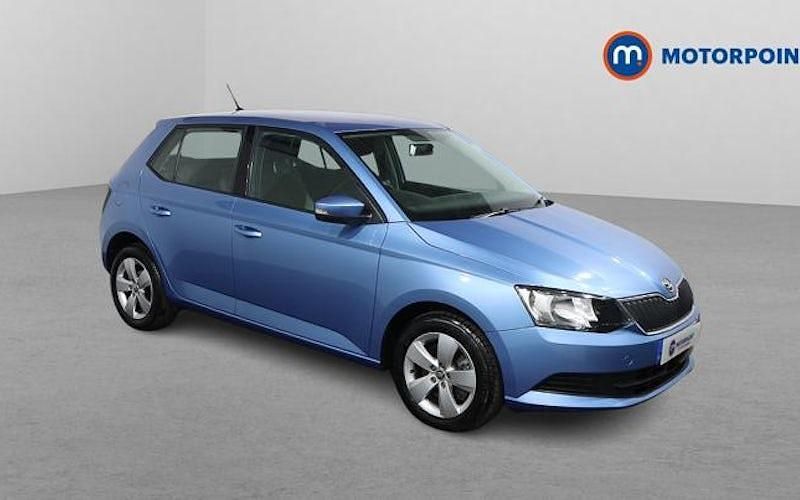 Used Skoda Fabia SE 110 HP (80 kW) 2018 Blue Hatchback