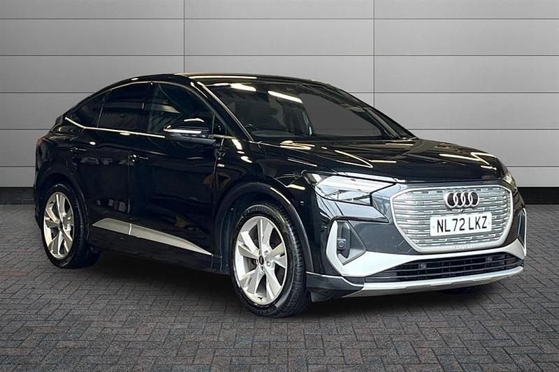 Mythos black Used 2022 Audi Q4 e-tron S-Line SUV | £25,800 - Image 1/4