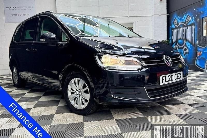 Black Used 2020 VW Sharan SE MPV | £13,495 (Good price) - Image 1/1