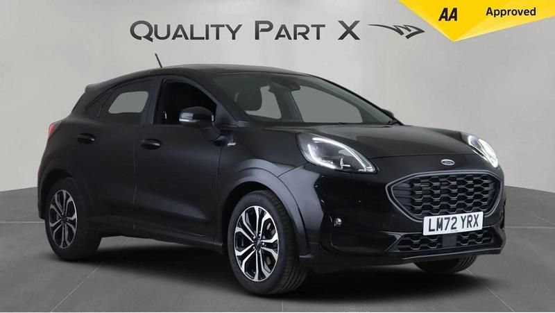 Black Used 2022 Ford Puma ST-Line Hatchback | £13,150 (Good price) - Image 1/4
