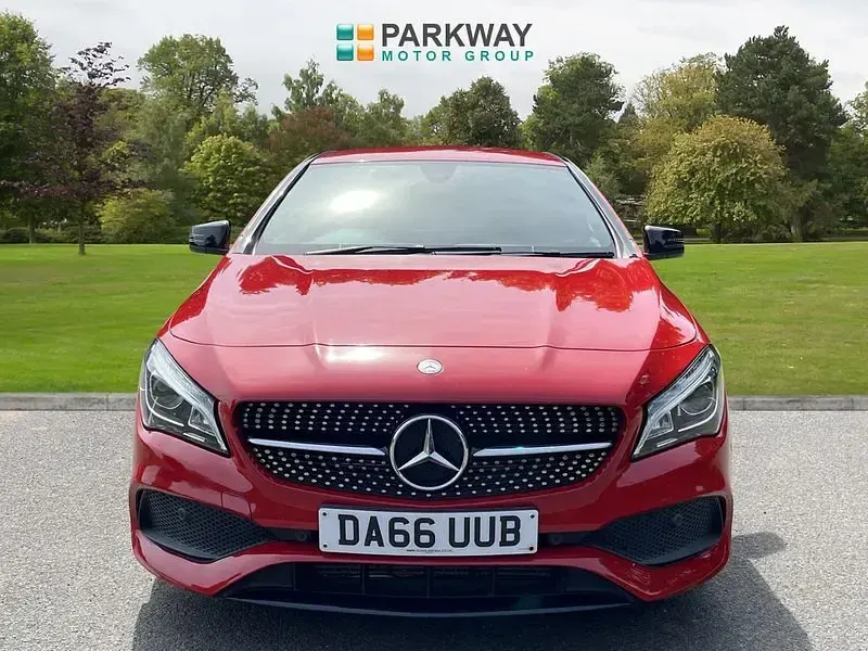 Used Mercedes CLA220 AMG line 177 HP (130 kW) 2016 Red Sedan