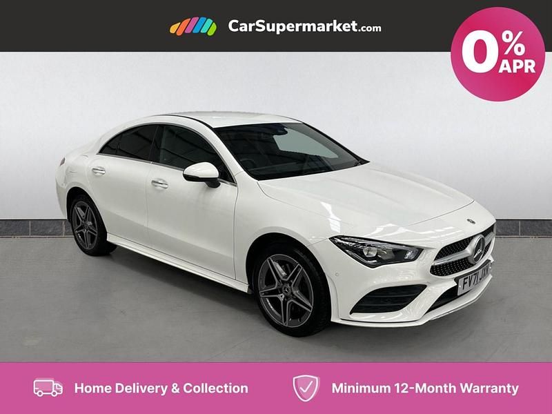 White Used 2021 Mercedes CLA250e AMG Line Premium Sedan | £30,197 - Image 1/4