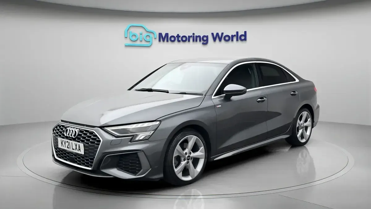 Used Audi A3 S-Line 110 HP (80 kW) 2021 Grey Sedan