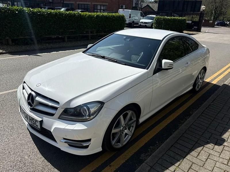 Used Mercedes C220 Sport Edition 2014 White Coupe