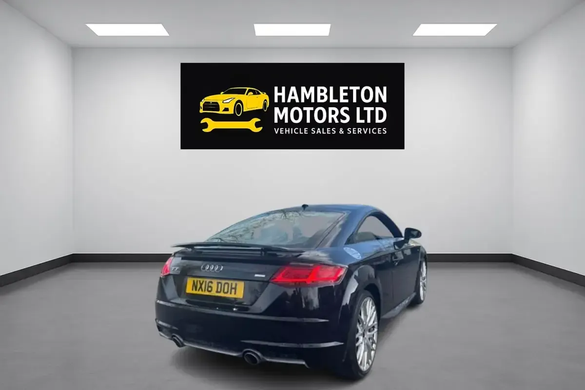 Begagnad Audi TT S-Line 184 HK (135 kW) 2016 Svart Sportkupé