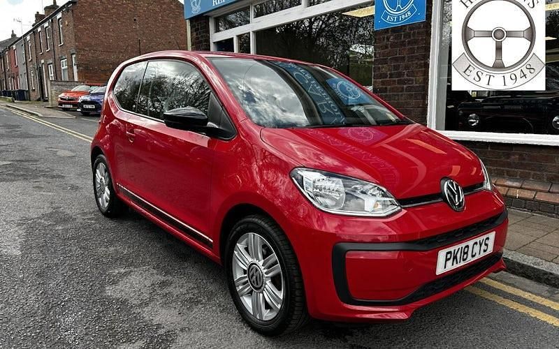 Used VW up! Beats 60 HP (44 kW) 2018 Red Hatchback