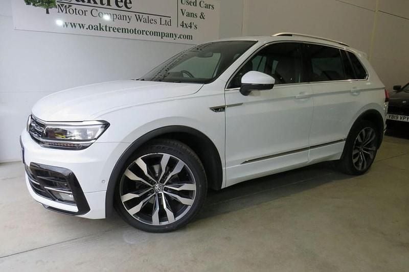 Used VW Tiguan R-line 150 HP (110 kW) 2019 White SUV