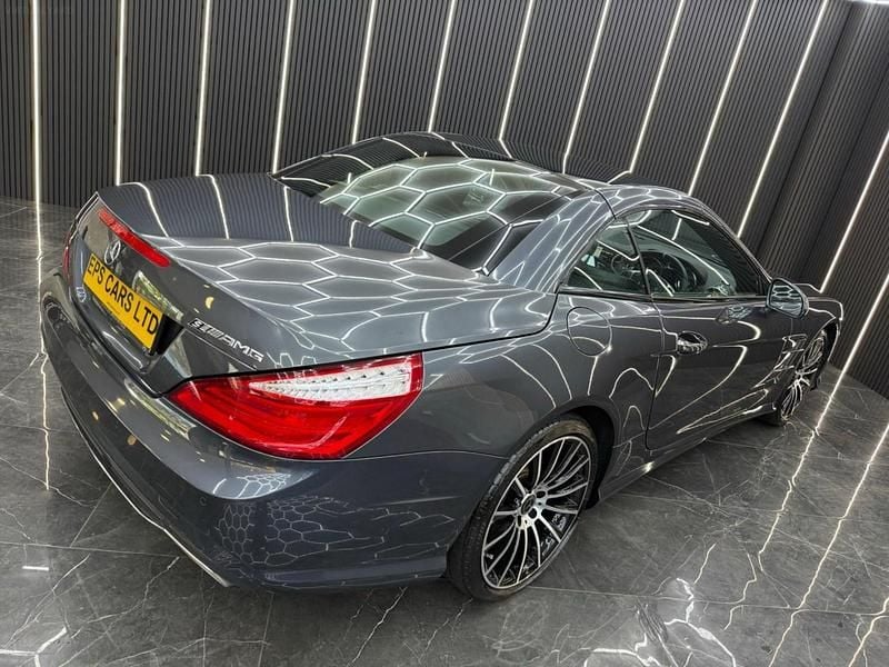 Usado Mercedes SL350 2014 Cinzento Cabrios